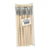 Houten Kwasten - Nr. 8, Korte Steel, 12st.