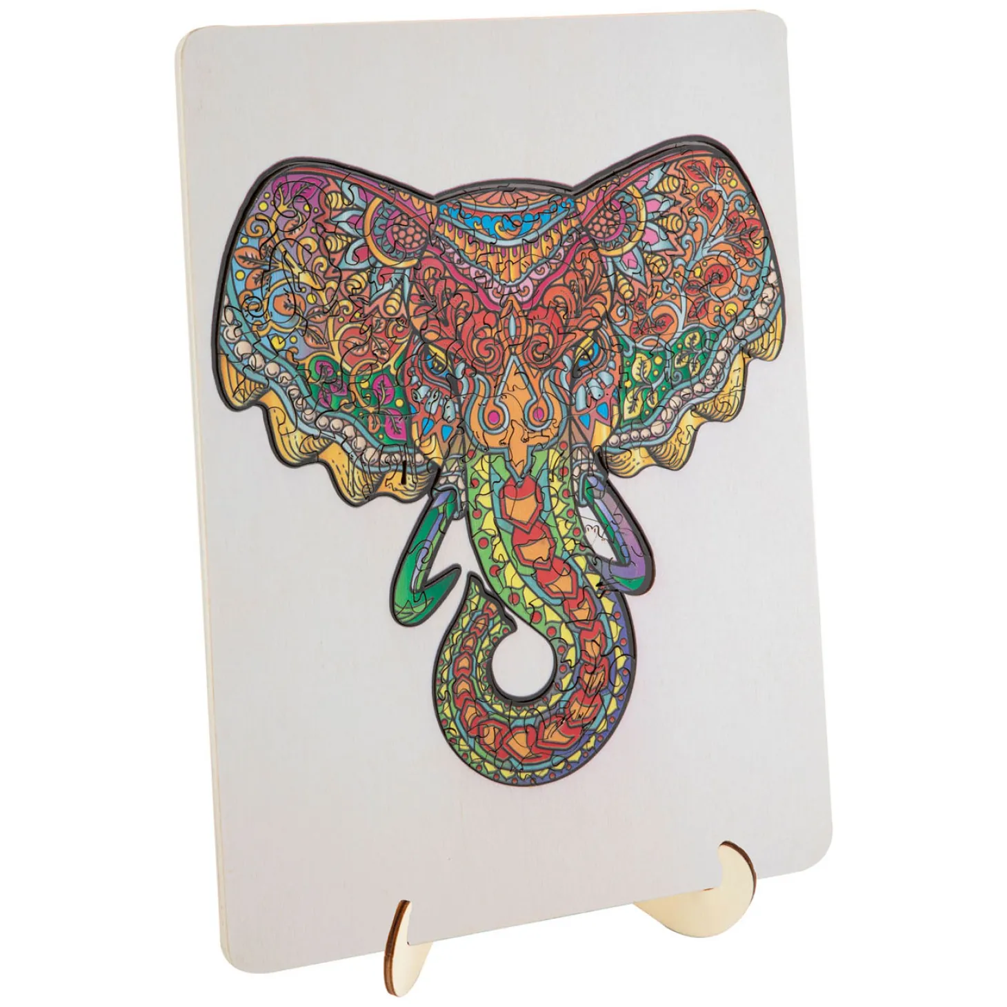 Houten Legpuzzel Olifant, 132st.