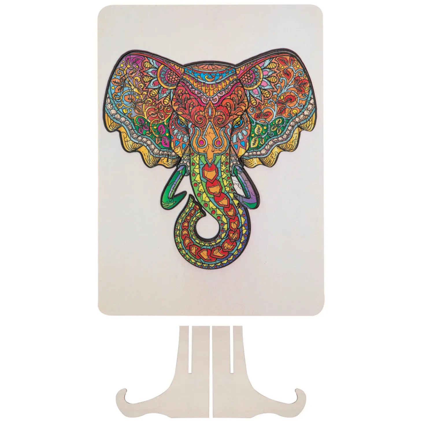 Houten Legpuzzel Olifant, 132st.