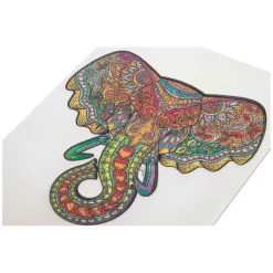 Houten Legpuzzel Olifant, 132st.