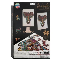 Houten Legpuzzel Olifant, 132st.