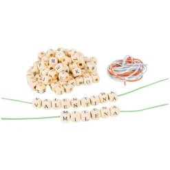 Houten Letterkralen Armbandjes Maken, 300 Kralen