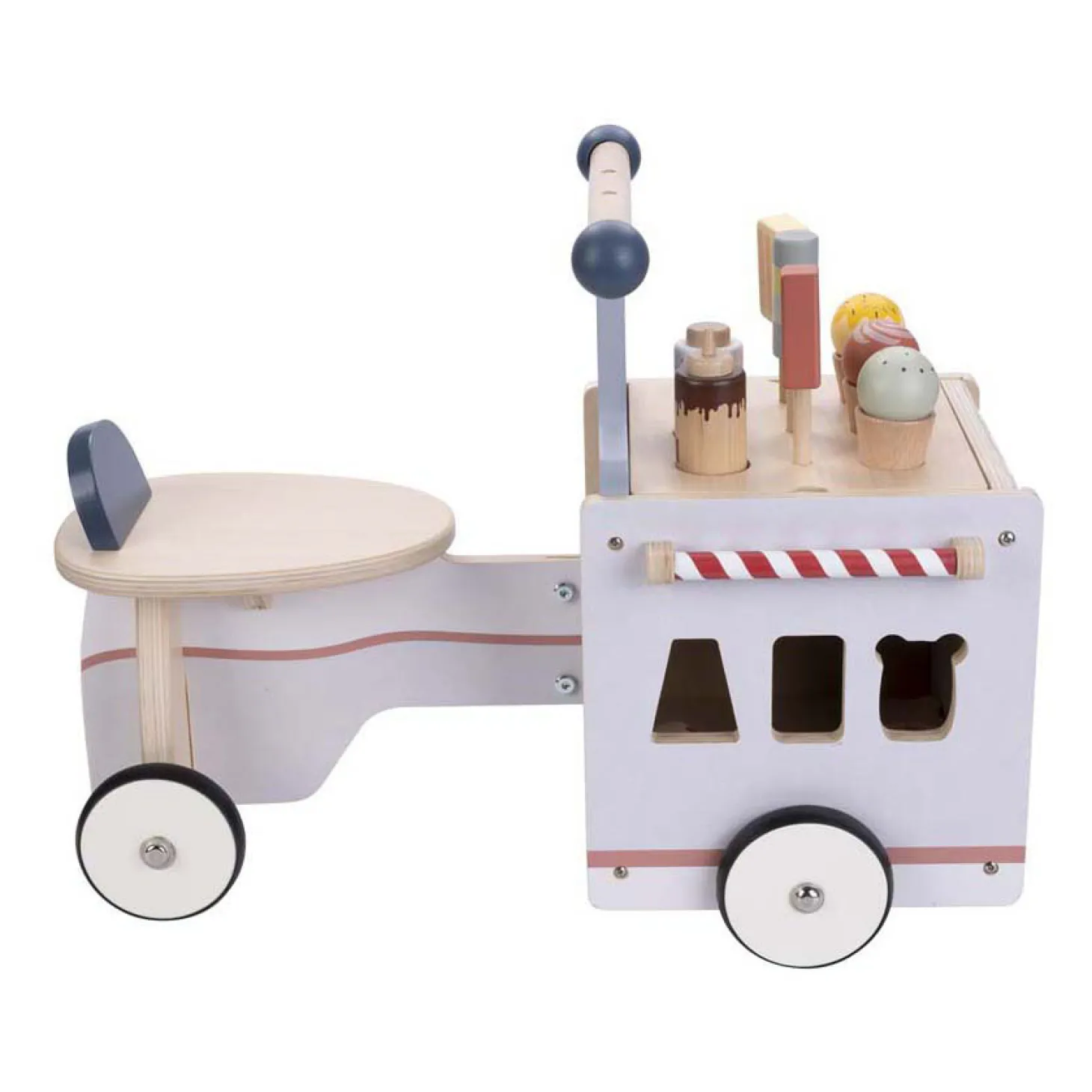 Houten Loopfiets Ijskar Jack & Jacky