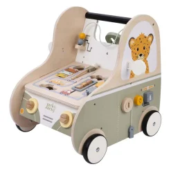 Houten Loopwagen Auto Jack & Jacky