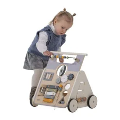 Houten Loopwagen Jack & Jacky