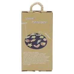 Houten Magnetisch Visspel, 15dlg.