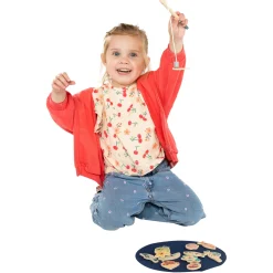 Houten Magnetisch Visspel, 15dlg.