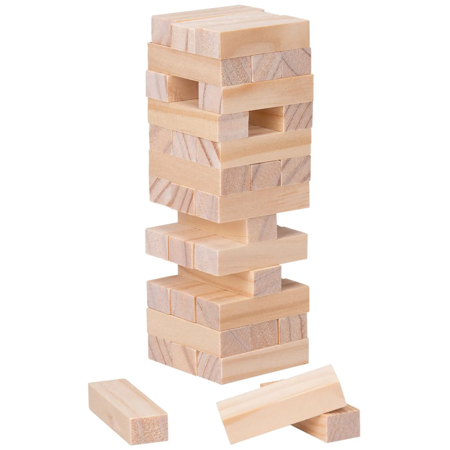 Houten Mini Stapelspel, 36dlg.