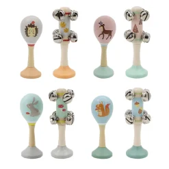 Houten Muziekinstrumenten Set, 2dlg.