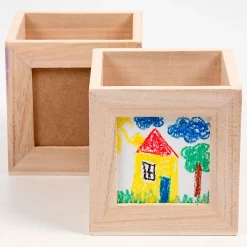 Houten Pennenbakje met Fotolijstje