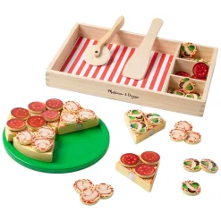 Houten Pizza Party Speelset - 36dlg.