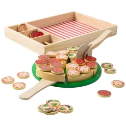 Houten Pizza Party Speelset - 36dlg.