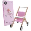 Houten Poppenwandelwagen Roze