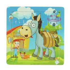 Houten Puzzel Dier, 16st.