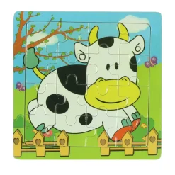 Houten Puzzel Dier, 16st.