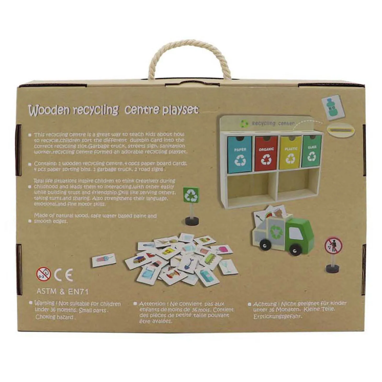 Houten Recyclingcentrum Speelset