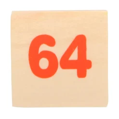 Houten Rekendomino - Vermenigvuldigen, 81dlg.