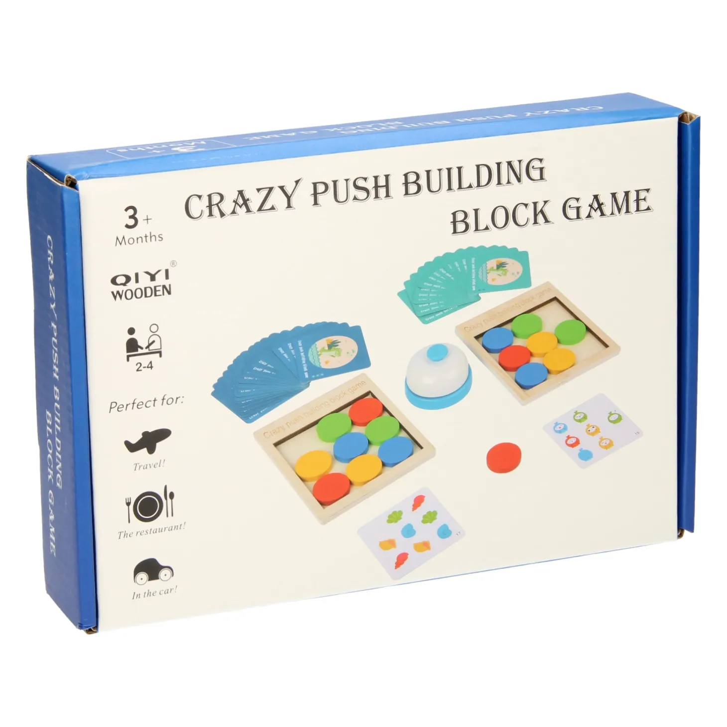 Houten Schuifpuzzel Duel met Bel Spel