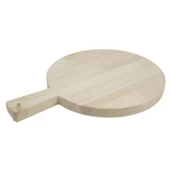 Houten Snijplank Rond met Handvat, 34cm