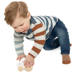 Houten Speelfiguur - Konijn op Wielen