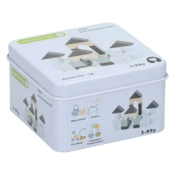 Houten Spelletje in Blikje - Bouwblokken