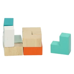 Houten Spelletje in Blikje - 3D Puzzel Kubus