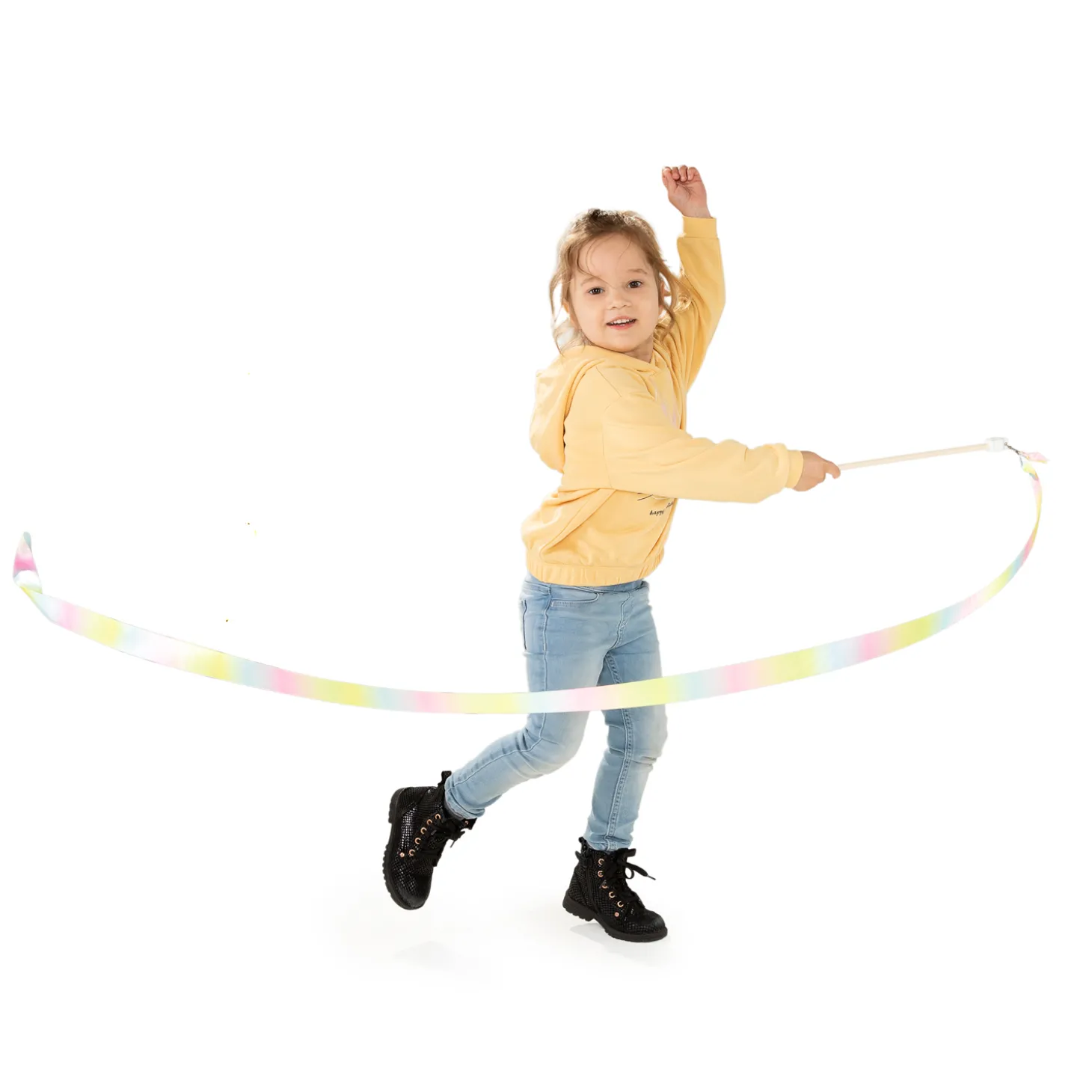 Houten Stok met Danslint Eenhoorn