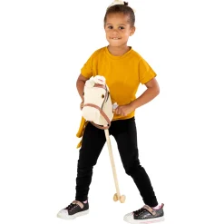 Houten Stokpaard met Geluid