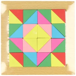 Houten Tangram Driehoeken
