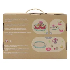 Houten Theeservies Speelset, 10dlg.