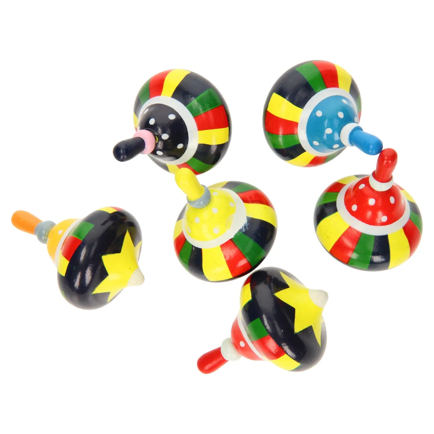 Houten Tol Kleur, Ø 3,5cm