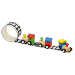 Houten Trein met Wegtape, 8mtr