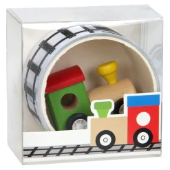 Houten Trein met Wegtape, 8mtr