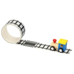 Houten Trein met Wegtape, 8mtr
