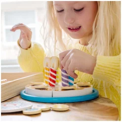 Houten Verjaardagstaart - 34dlg.