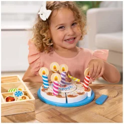 Houten Verjaardagstaart - 34dlg.