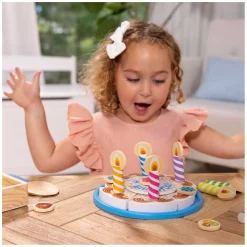 Houten Verjaardagstaart - 34dlg.