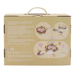 Houten Verjaardagstaart, 27dlg.