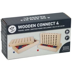 Houten Vier op een Rij-spel