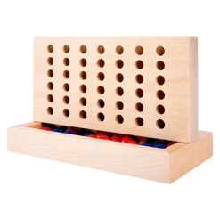 Houten Vier op een Rij-spel