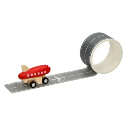 Houten Vliegtuig met Wegtape, 8mtr