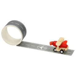 Houten Vliegtuig met Wegtape, 8mtr