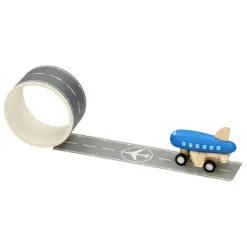 Houten Vliegtuig met Wegtape, 8mtr