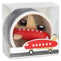 Houten Vliegtuig met Wegtape, 8mtr