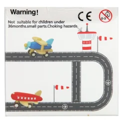 Houten Vliegtuig met Wegtape, 8mtr