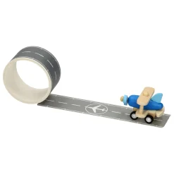 Houten Vliegtuig met Wegtape, 8mtr