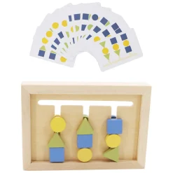 Houten Vormen en Kleuren Sorteer Spel