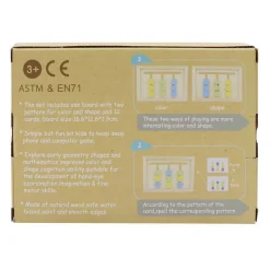 Houten Vormen en Kleuren Sorteer Spel