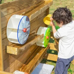 Houten Water Speelmuur 2-zijdig