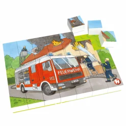 Hubelino Blokpuzzel Brandweer - 35st.
